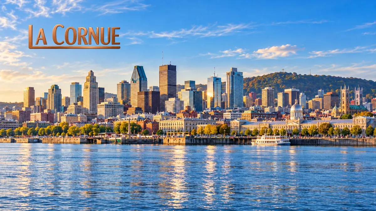 Montréal vue du fleuve Saint-Laurent — réparation de cuisinières La Cornue dans toute la province